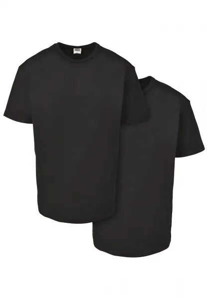 Organic Basic T-Shirt 2-Pack Black+Black