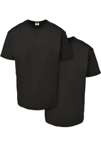 Organic Basic T-Shirt 2-Pack Black+Black