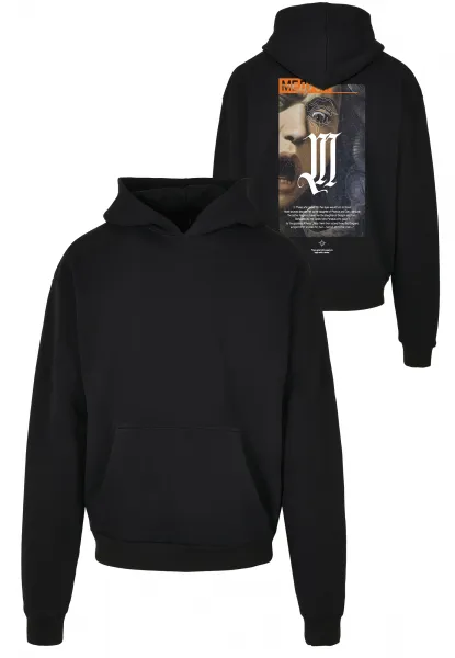 Dusa Painting Heavy Oversize Hoody Black