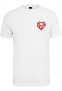 Skull Heart Tee white