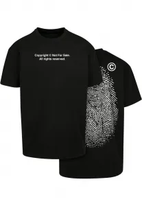 Oversize fingerprint t-shirt black