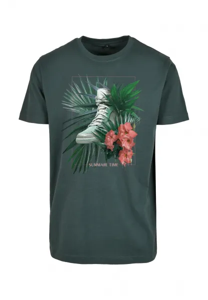 Green T-shirt Summer Time Tee