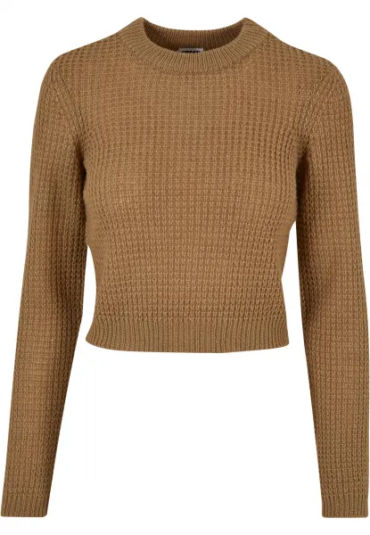 Women's short sweater UC - beige