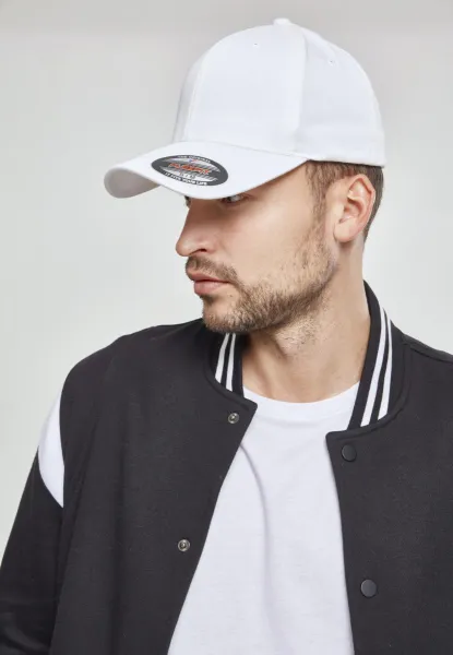 Flexfit beanie made of organic cotton white