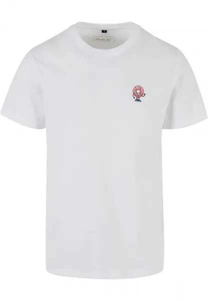 Donut Tee EMB white