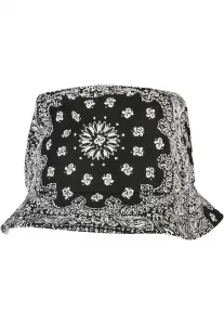 Bandana Print Bucket Hat Black