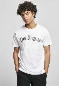 Tričko s nápisom Los Angeles, biele