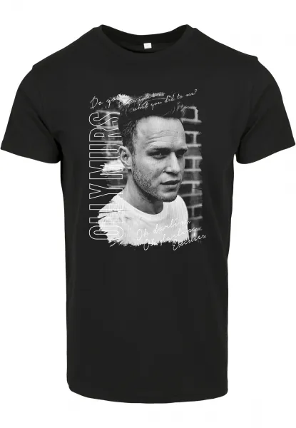 Olly Murs Lyrics T-Shirt Black