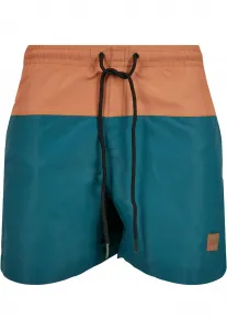 Men's Block Swimsuit Blue/Caramel