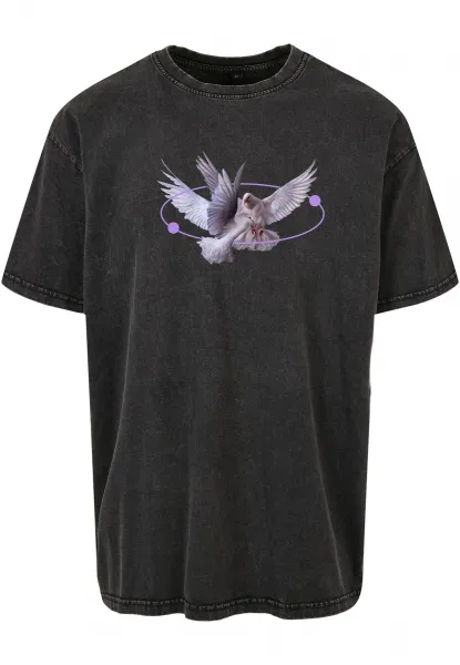 Vive la Liberte Oversize Tee black acid washed