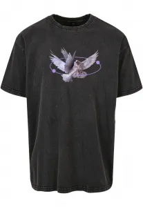 Vive la Liberte Oversize Tee black acid washed