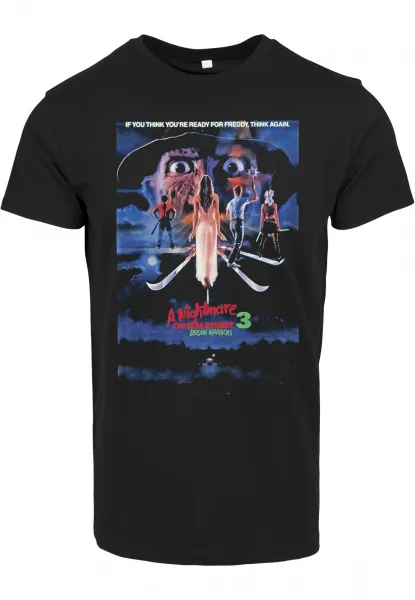 A Nightmare On Elmstreet Poster T-Shirt Black