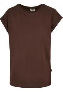 Women's Organic T-Shirt with Extended Shoulder Brown
