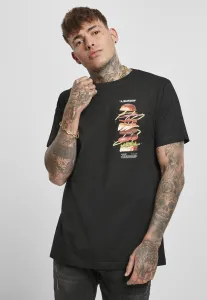 Black burger t-shirt