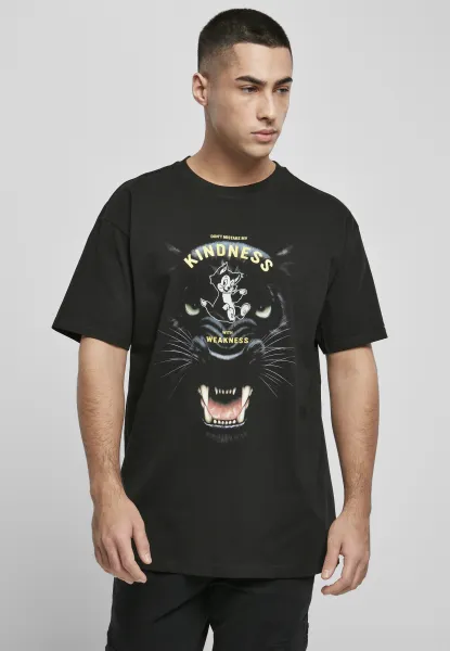Kindness No Weakness Oversize Black T-Shirt