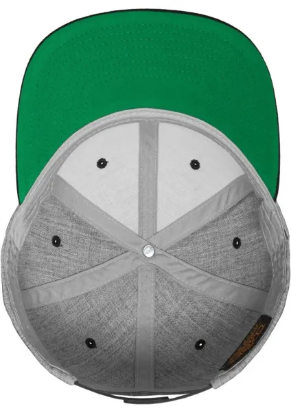 Classic Snapback Cap Grey/Green/Black