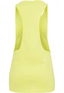 Women's loose neon tank top neonyellow