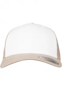 Retro Trucker Colorful front khaki/white/khaki