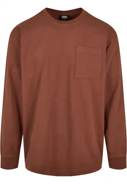 Heavy Oversized Pocket Longsleeve Bark