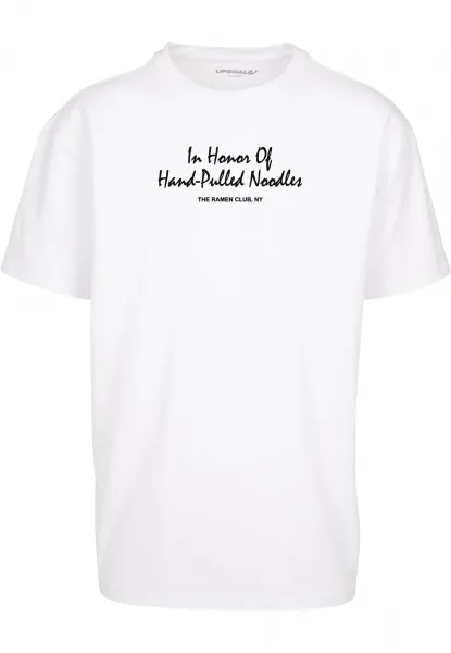 Ramen Club Heavy Oversize T-shirt white