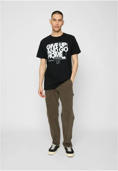 Black T-Shirt Give Up and Go Home