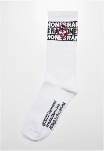 Ramones Skull Socks 2-Pack Black/White