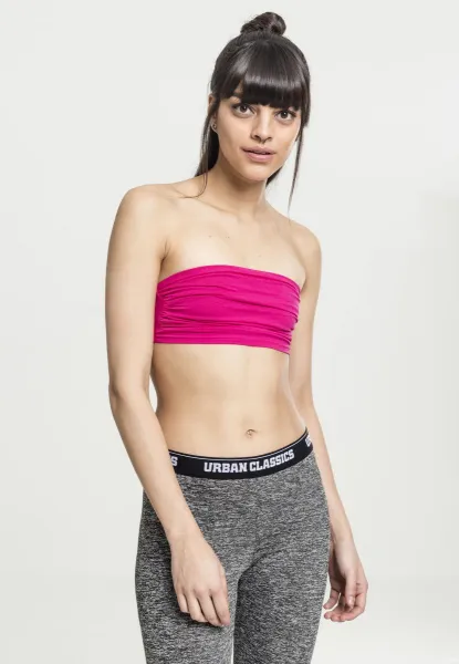 Women's Fuchsia Bandeau Top
