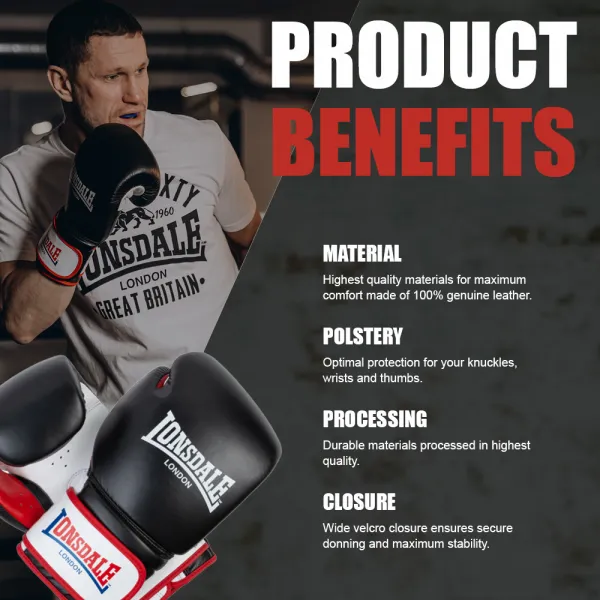 Lonsdale kožené boxerské rukavice