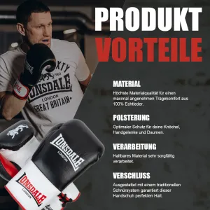 Lonsdale Leather boxing gloves