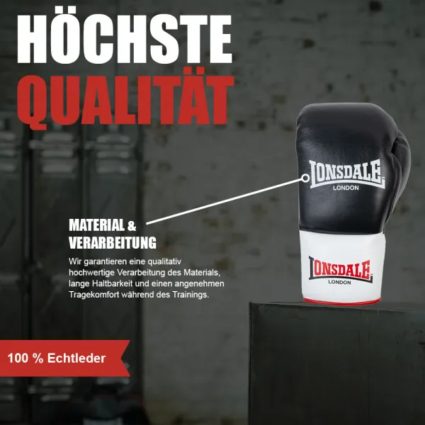 Lonsdale Leather boxing gloves