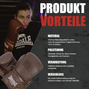 Lonsdale Leather boxing gloves