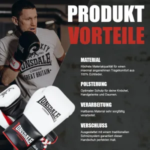 Lonsdale kožené boxerské rukavice
