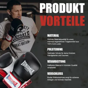Lonsdale kožené boxerské rukavice