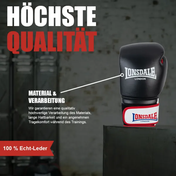 Lonsdale kožené boxerské rukavice