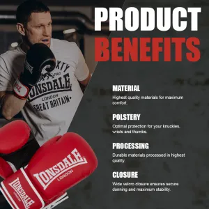 Lonsdale Artificial leather boxing gloves