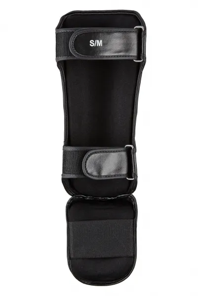 Lonsdale Artificial leather shin guards (1 pair)