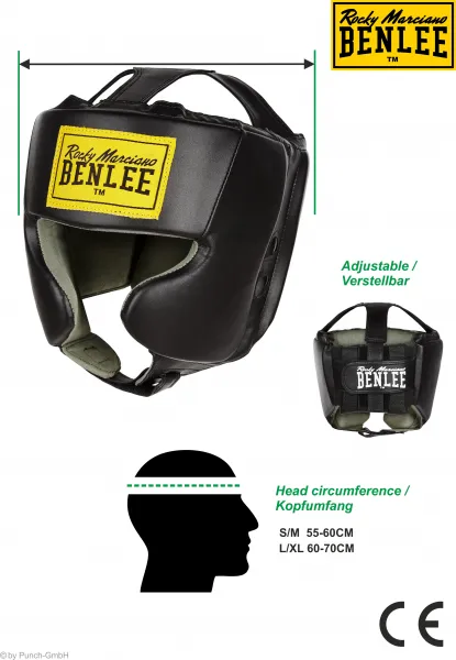 Lonsdale Artificial leather head protection