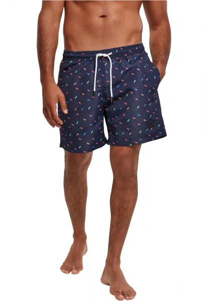 Sunglasses Pattern Swim Shorts aop