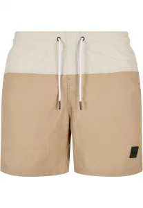 Men's Block Union Swimsuit Beige/Cream