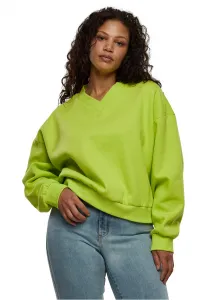 Women's cropped V-neckline in yellow