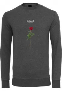 Charcoal Lost Youth Rose Crewneck
