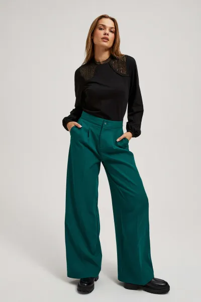 Marisse Blouse With Decorative Lace