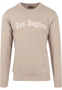 Los Angeles wording Crewneck darksand