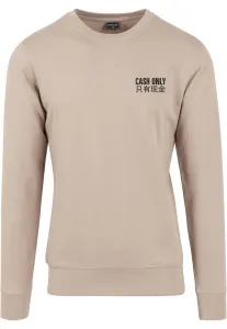 Cash only Crewneck darksand
