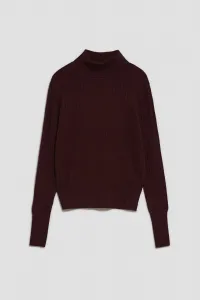 Marisse Thin Turtleneck Sweater, Chestnut
