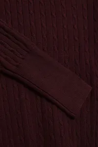 Marisse Thin Turtleneck Sweater, Chestnut