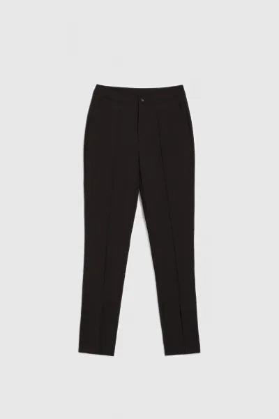 Marisse Crease Trousers With A Slit