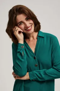 Marisse Emerald V-Neck Shirt