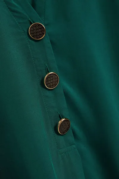 Marisse Emerald V-Neck Shirt