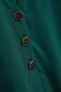 Marisse Emerald V-Neck Shirt